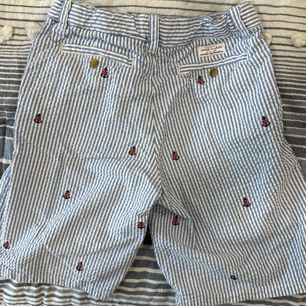 Janie & Jack Seersucker Shorts